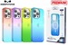 Чехол пластиковый Keephone Gradient Havstal Pro + magnetic ultra slim case для iPhone 13/ 14 (6.1") Purple+blue - фото 91613