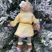 Ватная елочная игрушка "Машенька с авоськой", ручная работа - фото 91672