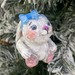 Ватная елочная игрушка НАБОР "Зайчата", ручная работа - фото 91675