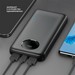Аккумулятор внешний универсальный Deppa NRG Turbo V4 10000 mAh 22.5 ВТ D-33681 (Type-C: 5V, 3A 2USB:5V, 3A) Черный - фото 91836