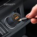 Разделитель автомобильный Deppa Type-C + Type-C + USB-A: (PD/QC 3.0 D-11224, 60 Вт) Металл серый - фото 91849