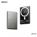 Аккумулятор внешний универсальный Remax RPP-107 5000 mAh Vocard Pro 20W Metal Magnetic Wireless power bank - фото 91941
