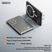 Аккумулятор внешний универсальный Remax RPP-107 5000 mAh Vocard Pro 20W Metal Magnetic Wireless power bank - фото 91943