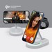 Беспроводное зарядное устройство Deppa QI2 Neo 3в1 (D-23167) для Apple iPhone/ Watch/ Air Pods 23Вт Белый - фото 91974