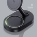 Беспроводное зарядное устройство Deppa QI2 Neo Galaxy 3в1 (D-23168) для Samsung/ Galaxy Watch/ Buds 23Вт Черный - фото 92041