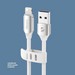 Дата-кабель Deppa Silk USB - Lightning D-72534 (1.2м) Белый - фото 92052