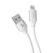Дата-кабель Deppa Silk USB - Lightning D-72534 (1.2м) Белый - фото 92051