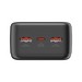 Аккумулятор внешний универсальный Deppa NRG Turbo V4 30000 mAh 22.5 ВТ D-33683 (Type-C: 5V, 3A 2USB:5V, 3A) Черный - фото 92228