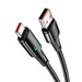 Дата-кабель USB Deppa Moon Usb - Type-C (72521) 66 Вт (1.2 м) нейлон, черный - фото 92354