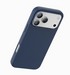 Чехол кожаный KEEPHONE Peekaboo MagSafe для iPhone 17 Pro Max (6.7") Синий - фото 92694
