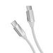 Дата-кабель Deppa Silk Type-C - Type-C (72558), 100Вт (1.5м) Белый - фото 92787