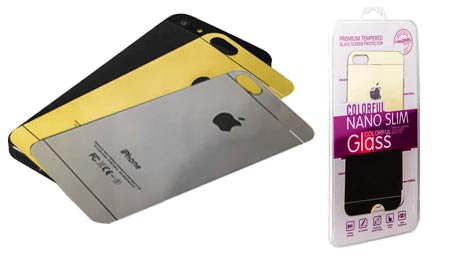 Зеркальные защитные стекла для iPhone